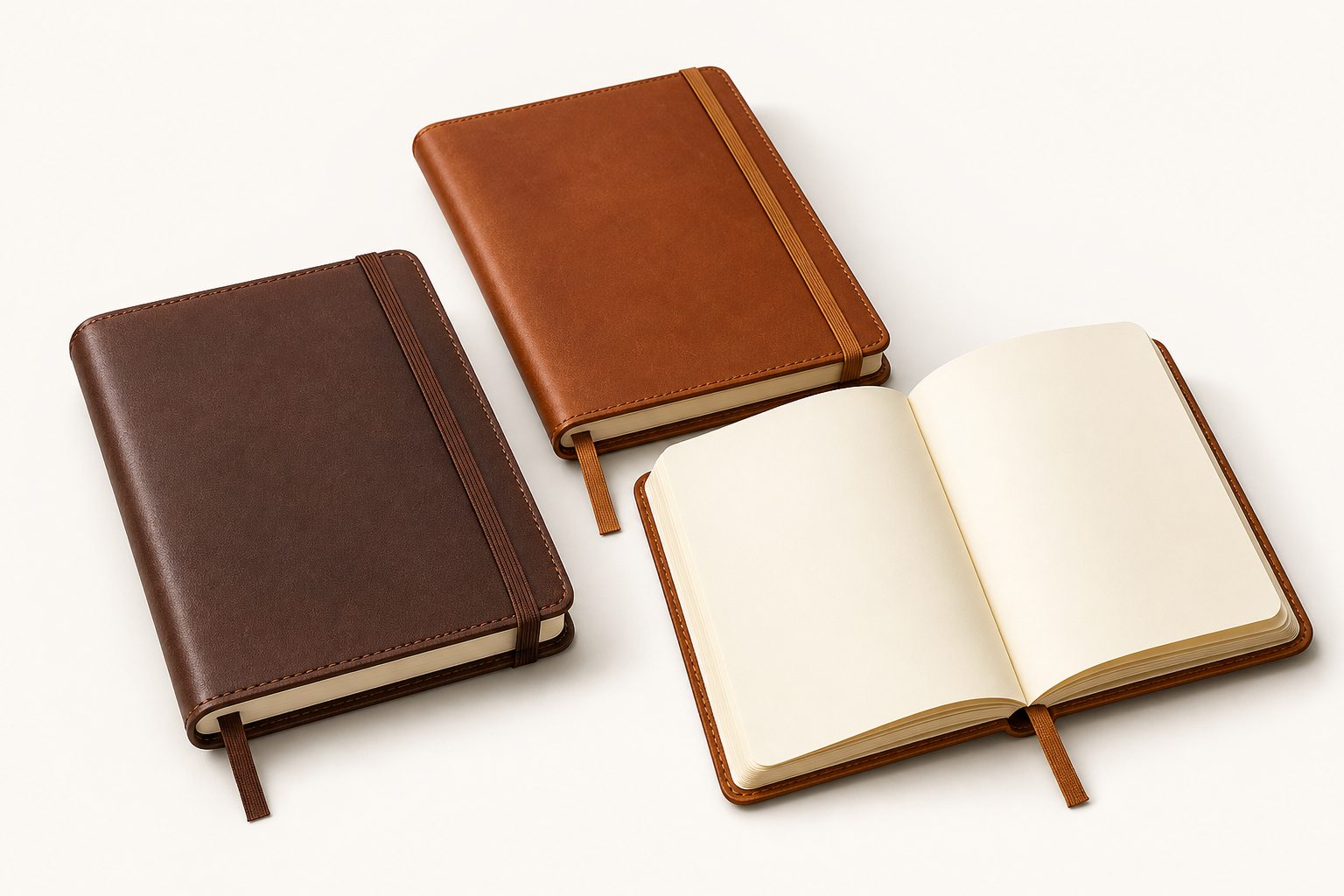 Kişiye özel deri defter ürün örnek görseli