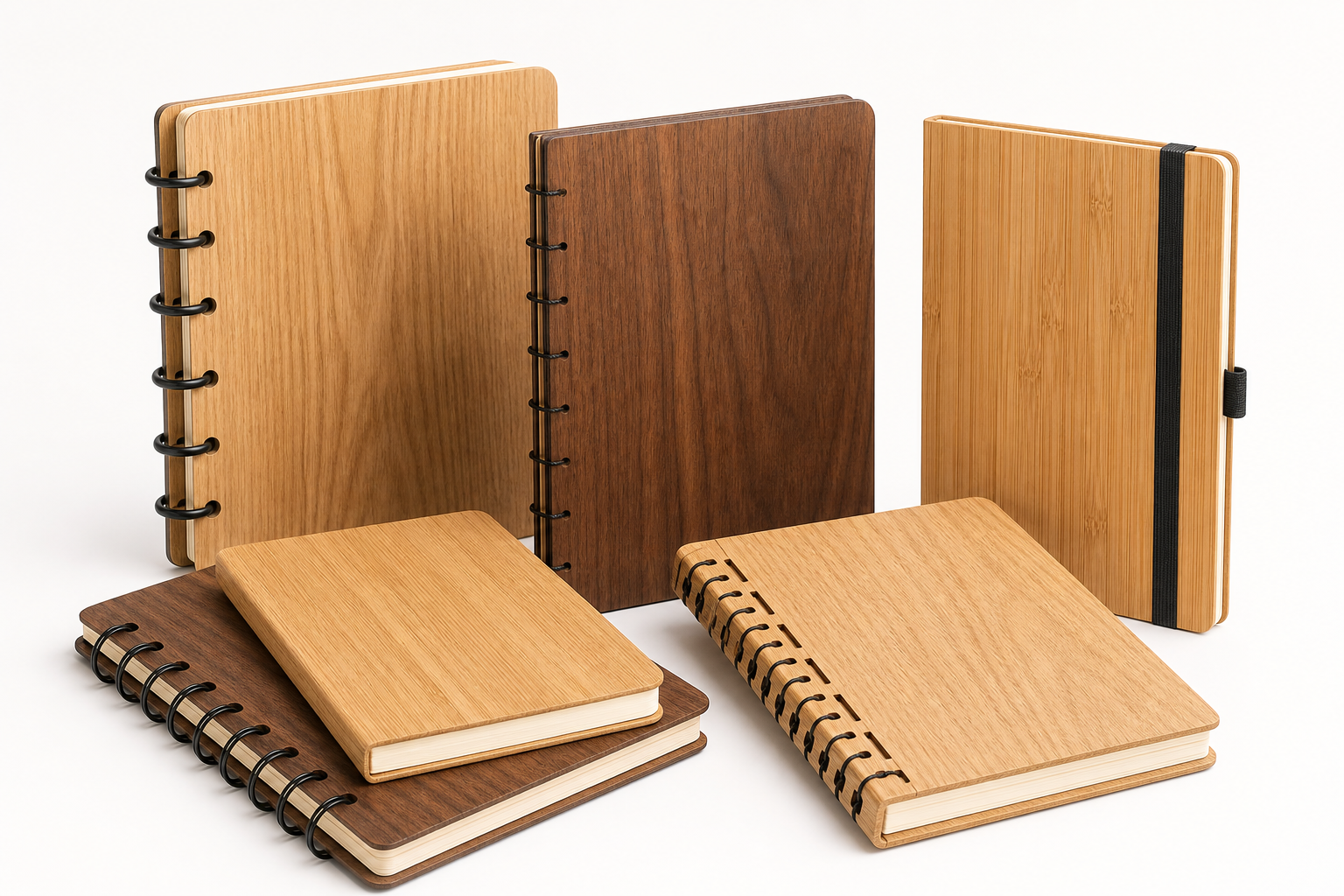 Kişiye özel ahşap defter ürün örnek görseli
