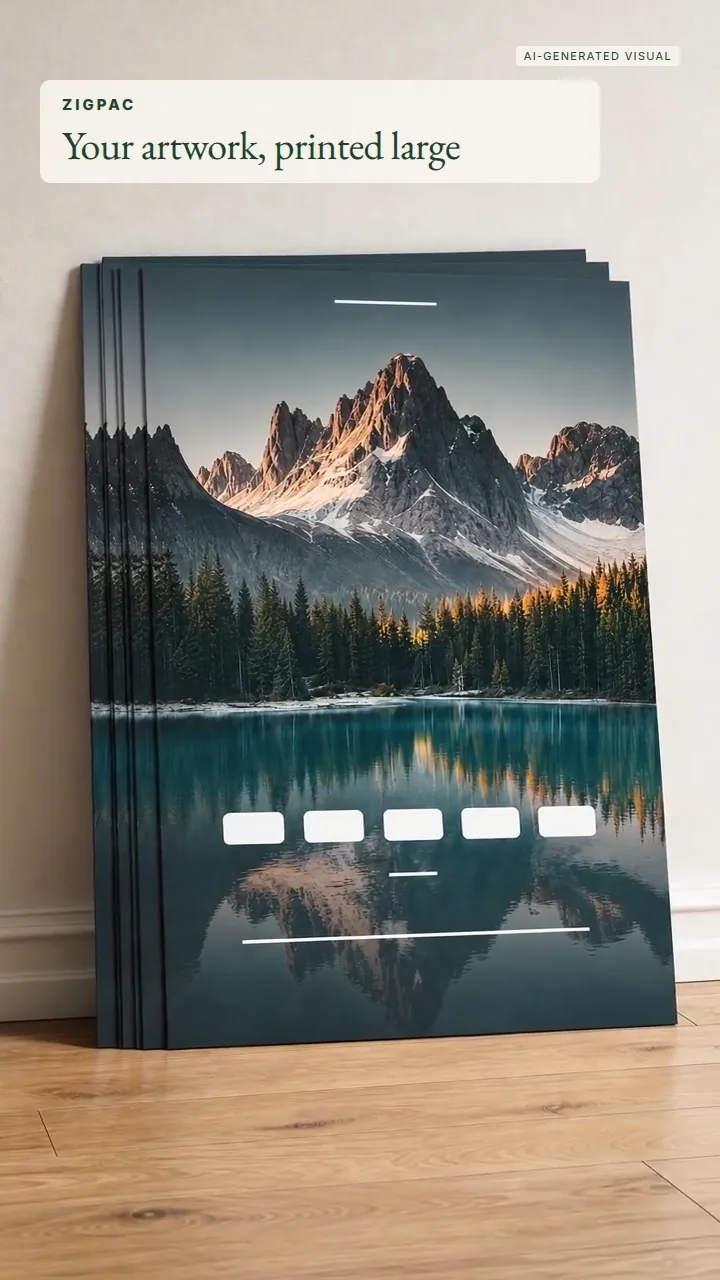 Perakende, Etkinlikler ve Markalı Sergiler için Özel Poster Baskısı: Kısa Video