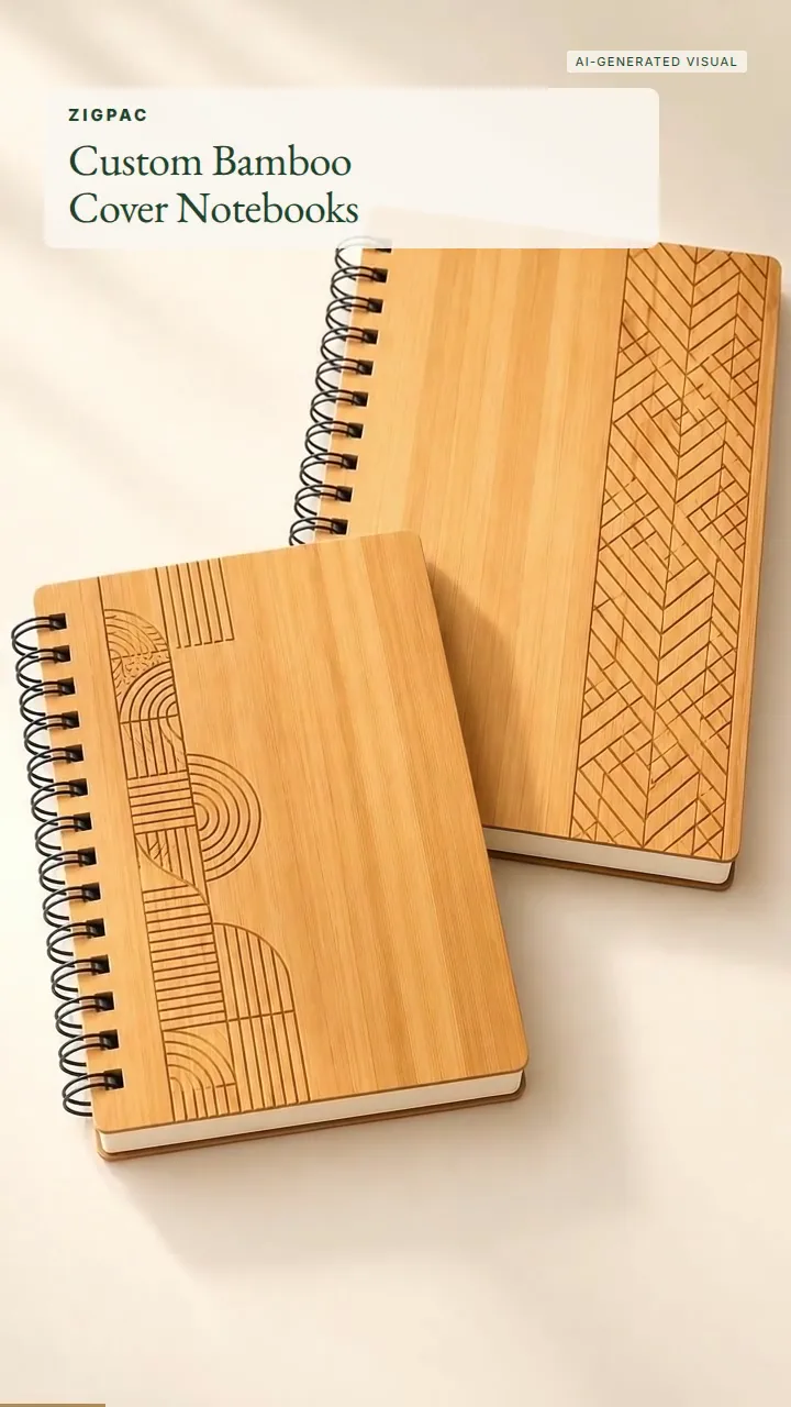 Kurumsal Hediyeler ve Markalı Kırtasiye için Özel Bambu Defterler: Kısa Video