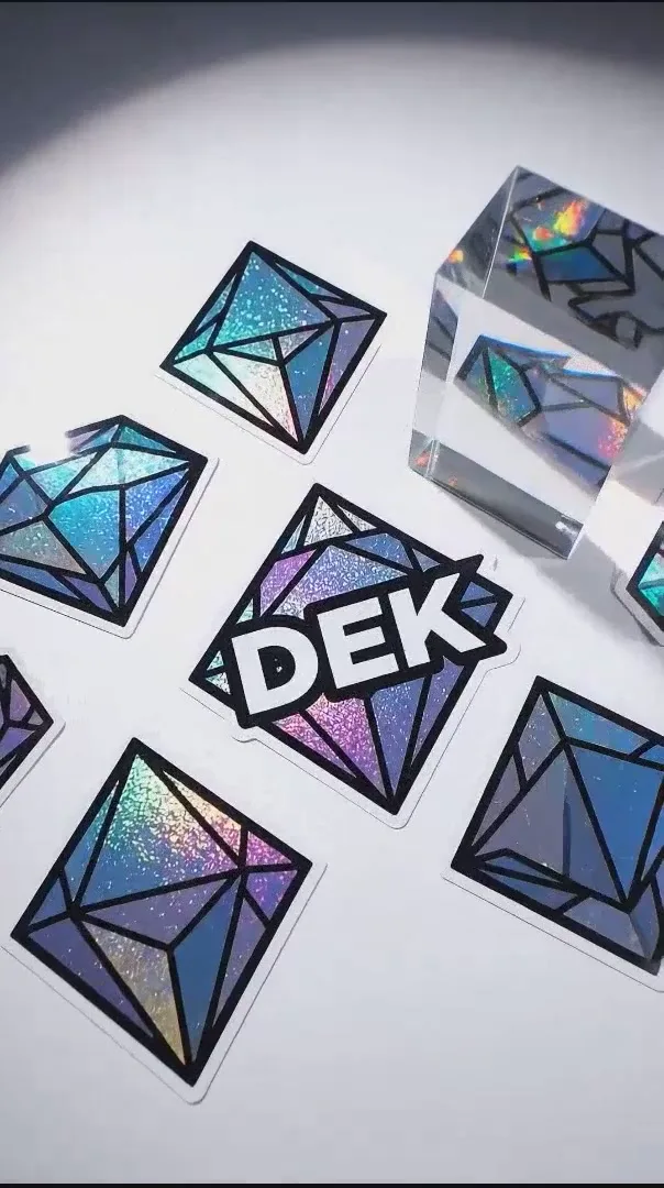 Özel Holografik Kesim Çıkartmalar - UV Laminasyonlu Hava Koşullarına Dayanıklı Vinil: Kısa Video